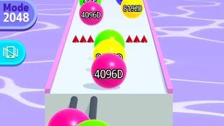 Ball Run 2048 All Levels Gameplay ( Android iOS) Level 53