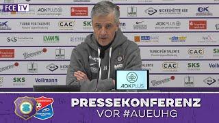 Die Pressekonferenz vor dem Heimspiel gegen Unterhaching