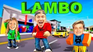 Stephen Sharer - LAMBO (Official Roblox Music Video) ft Carter Sharer and Grace!!