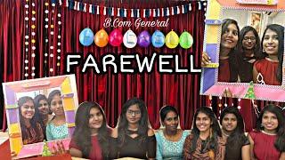 B.Com General Farewell Party From Juniors | Aided |  Ethiraj College For Women |2017-2020