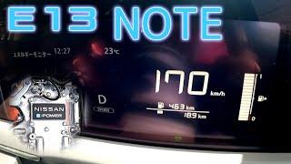 (E13) NISSAN  NOTE  e-POWER , acceleration test. 2020y