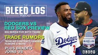 Dodgers & Red Sox series preview with Rob Bradford, Teoscar Hernández contract, Kenley Jansen rumors