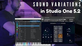 Studio One 5.2 - Creating Sound Variations from scratch | PreSonus Studio One Tutorial