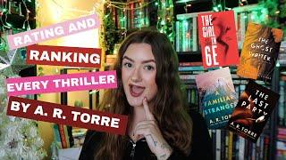 a r torre thriller book recommendations | her entire backlist, RATED & RANKED