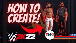 How To Create These Attire of Roman Reigns WWE 2K22 Creations