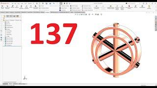 تمارين علي سوليدووركس 2024 || تمرين رقم 137- Solidworks Exercise 137