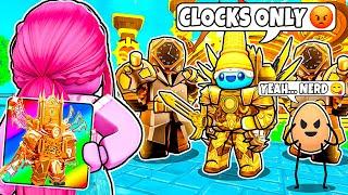 I Pretended to be a NOOB in Toilet Tower Defense, then revealed ULTIMATE CLOCK TITAN