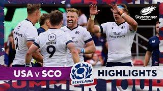 HIGHLIGHTS | USA v Scotland | Skyscanner Americas Tour 2024