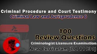 CLJ 6 - CRIMINAL EVIDENCE |100 BOARD QUESTIONS (NEW TOS BASED) | Study Smarter Not Harder