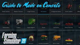 Guide to Mods on Console - FS22 - PS4 - Console - Farming Simulator 22