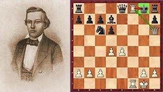 Paul Morphy Crushes His Opponent By Sacrificing His Pieces One After Another