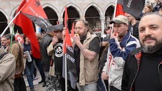 25 aprile a Udine, la contestazione al sindaco Fontanini: "Vergognati"