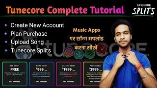 Tunecore Complete Tutorial | Sign Up, Pricing/Subscription, Upload Song OR Splits Full Process