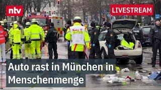 LIVE: News Spezial - Auto fährt in München in Menschenmenge