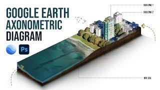 Google Earth 3D Architecture diagram [Quickest Method] Step-by-Step