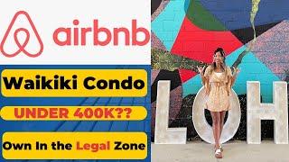 Own Your Airbnb Investment Condotel in the LEGAL zone in Hawaii! Great investment studio in Paradise