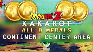 Dragon Ball Z: Kakarot - All D Medals - Continent Center Area