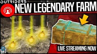 OUTRIDERS LEGENDARY FARMING - New Farm Method - Live Stream Full Highlights