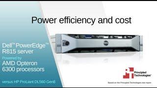 Dell PowerEdge R815 vs HP Proliant DL560 Power Efficiency and TCO