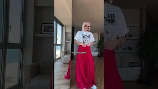Как носить новый красный в образах стильно #мода #fashion #стиль