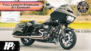 Horsepower Inc. Full Length Stainless 2-1 Exhaust on 2020 Harley Road Glide