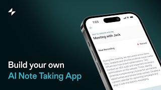 Build an AI Note Taking App Without Code | Glide Apps Tutorial | No Code | OpenAI