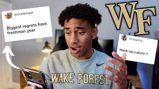 Answering your questions on Wake Forest & Myself | Q&A