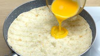 Just pour the egg on the tortilla and the result will be amazing! # 95