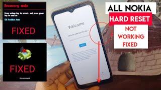 All Nokia 1+ 1.3/2.4/6.2/7.2/8.3 (C1,C2,C10,C20,C30,G10,G20) Hard Reset 2023| Recovery Mode Not Work