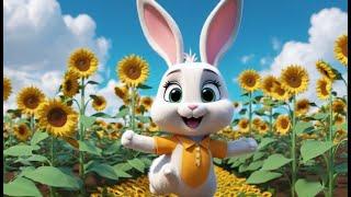 Bella Bunny Hops in Circles | Bunny Motion Song for Kids | Fun Hopping Rhyme for Toddlers