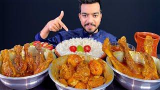 ASMR MUKBANG MUTTON LEG CURRY, SPICY MUTTON CURRY,CHICKEN LEG PIECE,SPICY EGG CURRY ASMR EATING SHOW