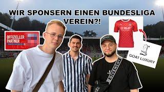 Luxusuhren in der 1. Bundesliga -  GOAT LUXURY als Sponsor?! Stadiontour & Vertragsverhandlung