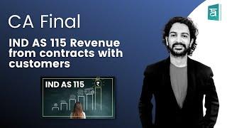 IND AS 115 Revenue from contracts with customers CA Final | Financial Reporting | CA Sandesh