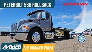 Peterbilt 536 JerrDan Rollback Tow Truck For Sale @JerrdanCorp