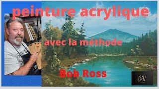 Cours de peinture à l'acrylique pour débutant avec la méthode Bob Ross