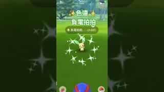 色違負電拍拍青綠色很可愛#pokemongo #pokemon #shinypokémon #寶可夢 #開拓者尼克 #小豬