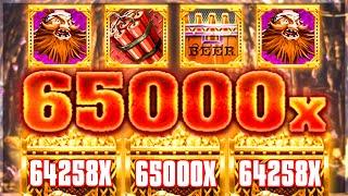 MAX WIN ON FIRE IN THE HOLE 2 SLOT!! (65,000X)