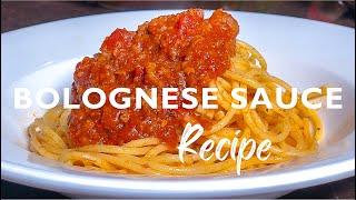 Bolognese sauce recipe