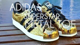 Adidas Superstar 80's Metal Toe Gold