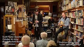 Scott Foster Quartet - live jazz at Bird & Beckett