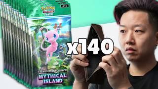 I Opened 140 Mythical Island Packs
