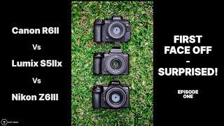 Nikon Z6III Vs Canon R6II Vs Lumix S5IIx | The First Face Off | 50mm f1.8 | Matt Irwin