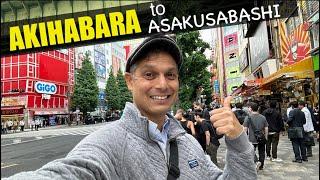 Akihabara to Asakusabashi | Tokyo Street View Adventure