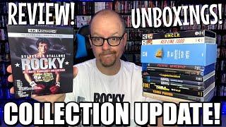 Physical MEDIA Collection Update! | Rocky Ultimate Knockout Review, Arrow Video Unboxings, And MORE!