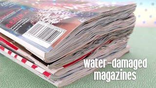 ASMR Paper Crinkles Until You Sleep • Water-Damaged Magazines • Page Turning • No Talking