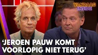 Albert Verlinde: 'Jeroen Pauw komt voor de zomer niet meer terug bij Bar Laat' | VANDAAG INSIDE