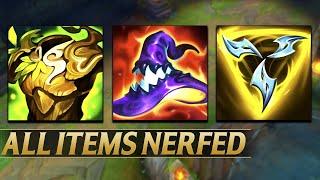 RIOT JUST NERFED ALL LEGENDARY ITEMS - League of Legends