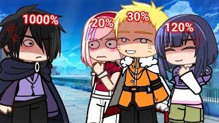 °Jealous level°||meme/Gacha trend [Naruto/Boruto] -•SasuSaku|-|NaruHina•-