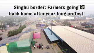 Singhu border: Farmers going back home after year-long protest