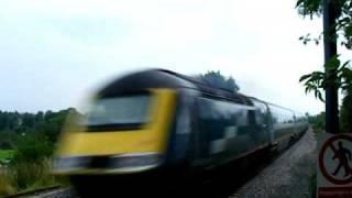 MML HST set on hire to Cross Country speeds past with a three tone!